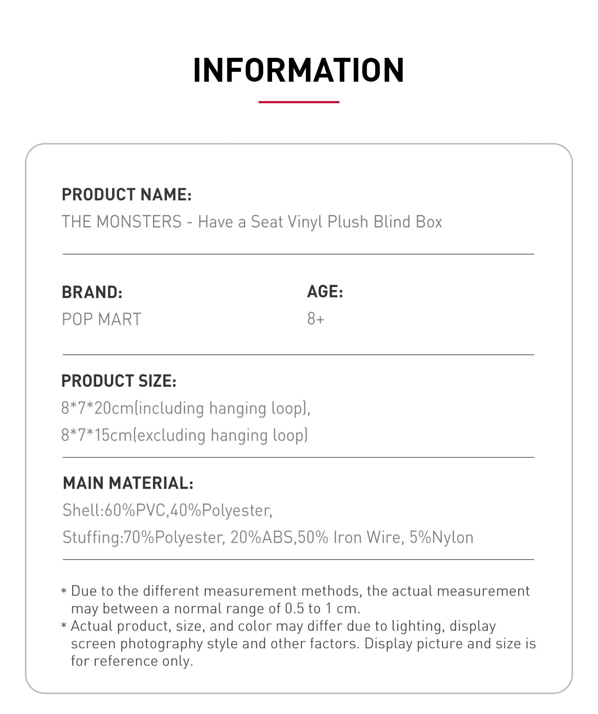 POPMART THE MONSTERS - Have a Seat LABUBU V2 泡泡瑪特 Vinyl Plush Blind Box