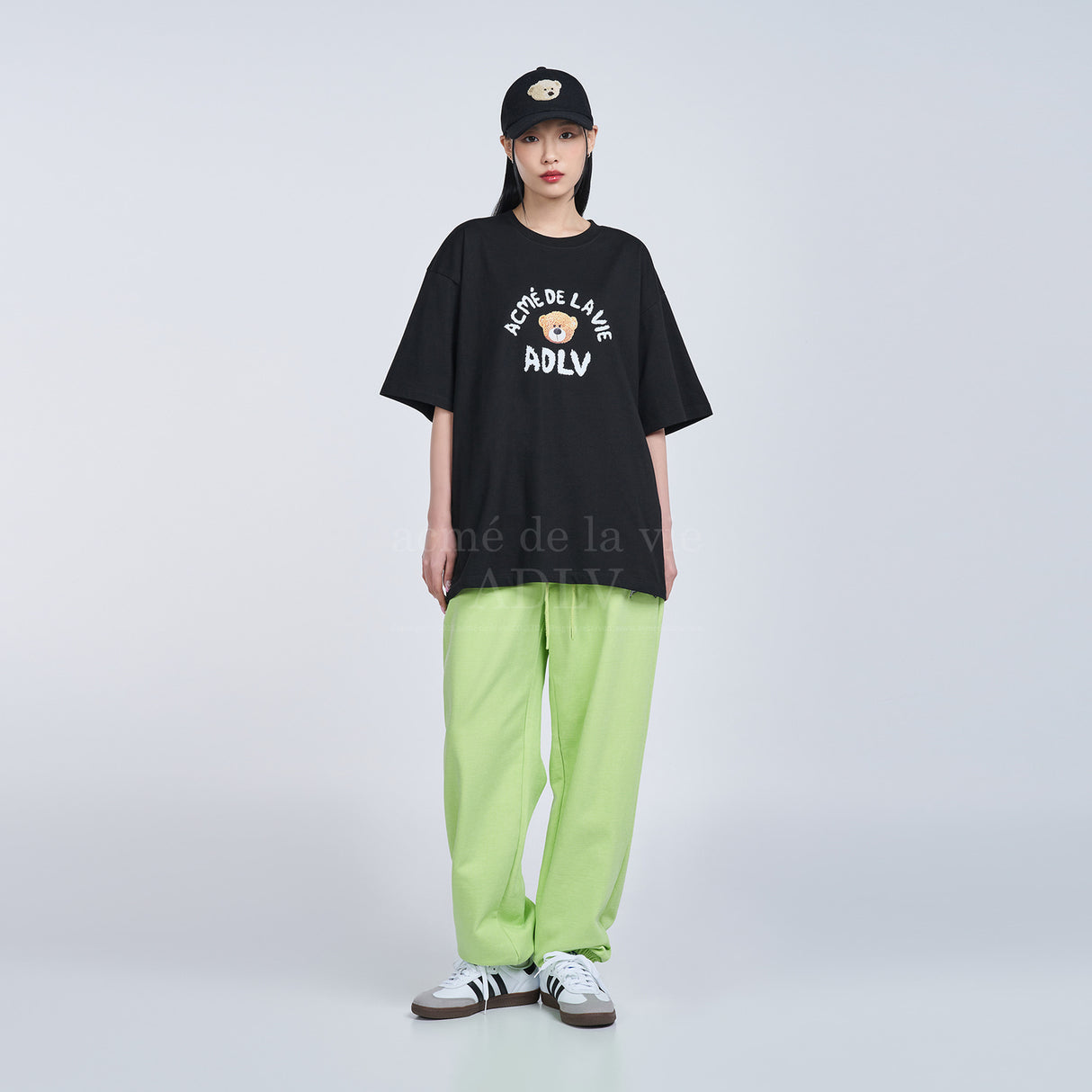 ADLV TEDDY BEAR T-Shirt TEE BLACK