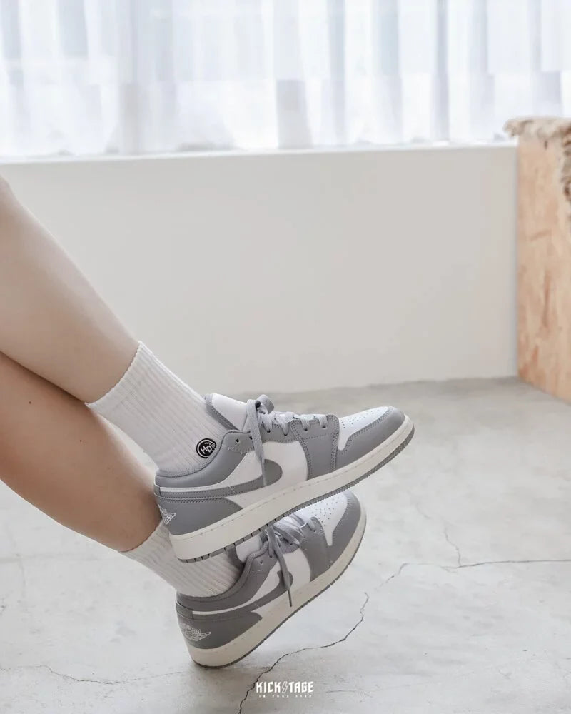 NIKE AIR JORDAN 1 LOW GS VINTAGE GREY KIDS MINI DIOR 【553560-053】