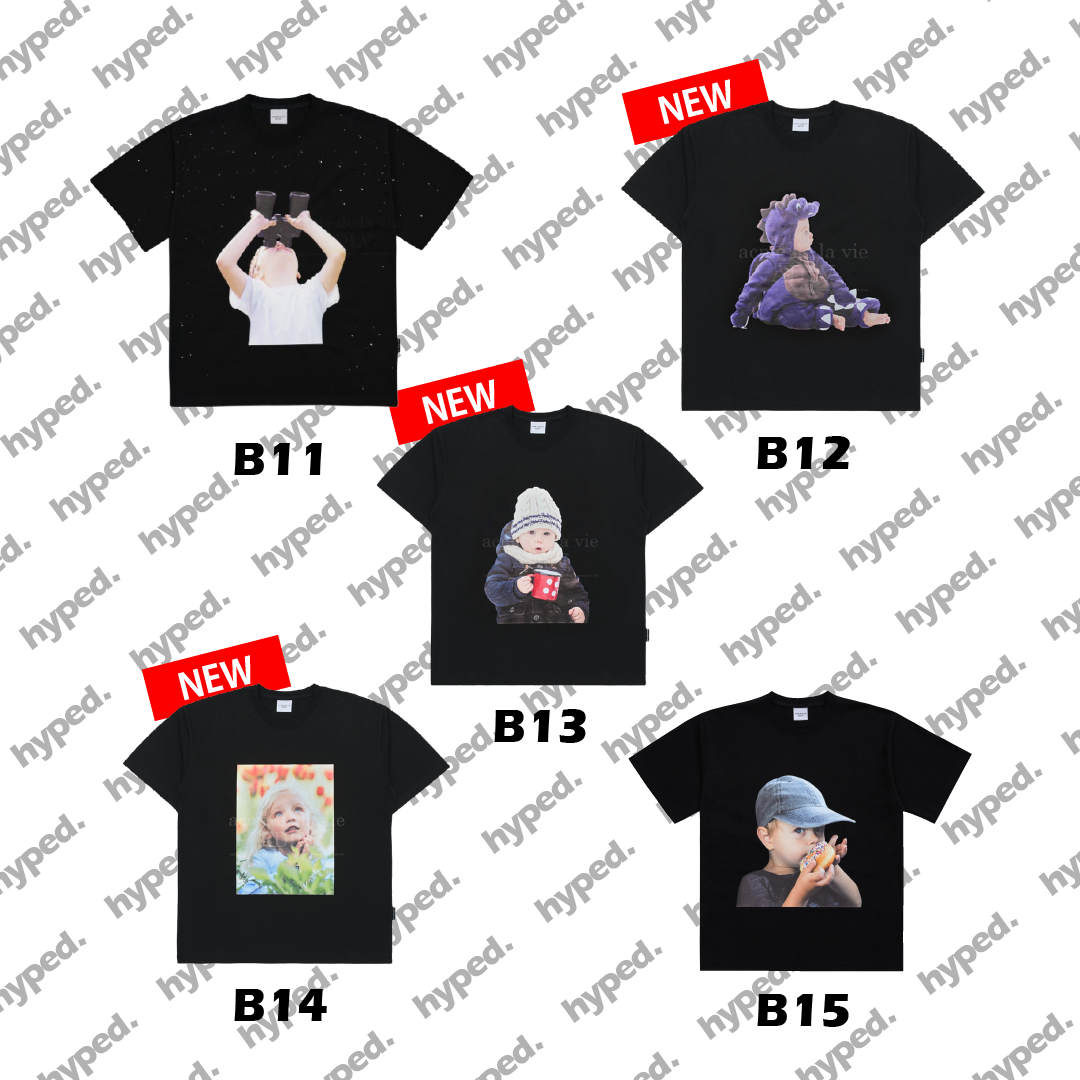 ADLV Baby Face T-Shirts Tees BLACK (20 Designs)