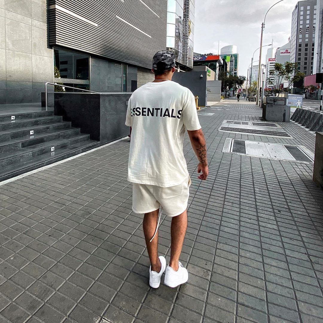 FEAR OF GOD FOG Basic Essential T-Shirt Tee (Reflective)