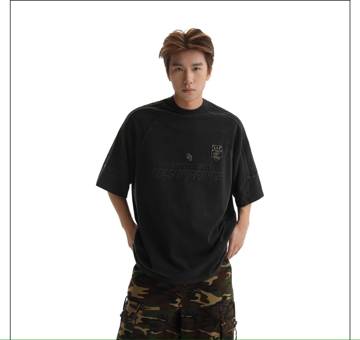 MASONPRINCE STRIPED T-SHIRT TEE