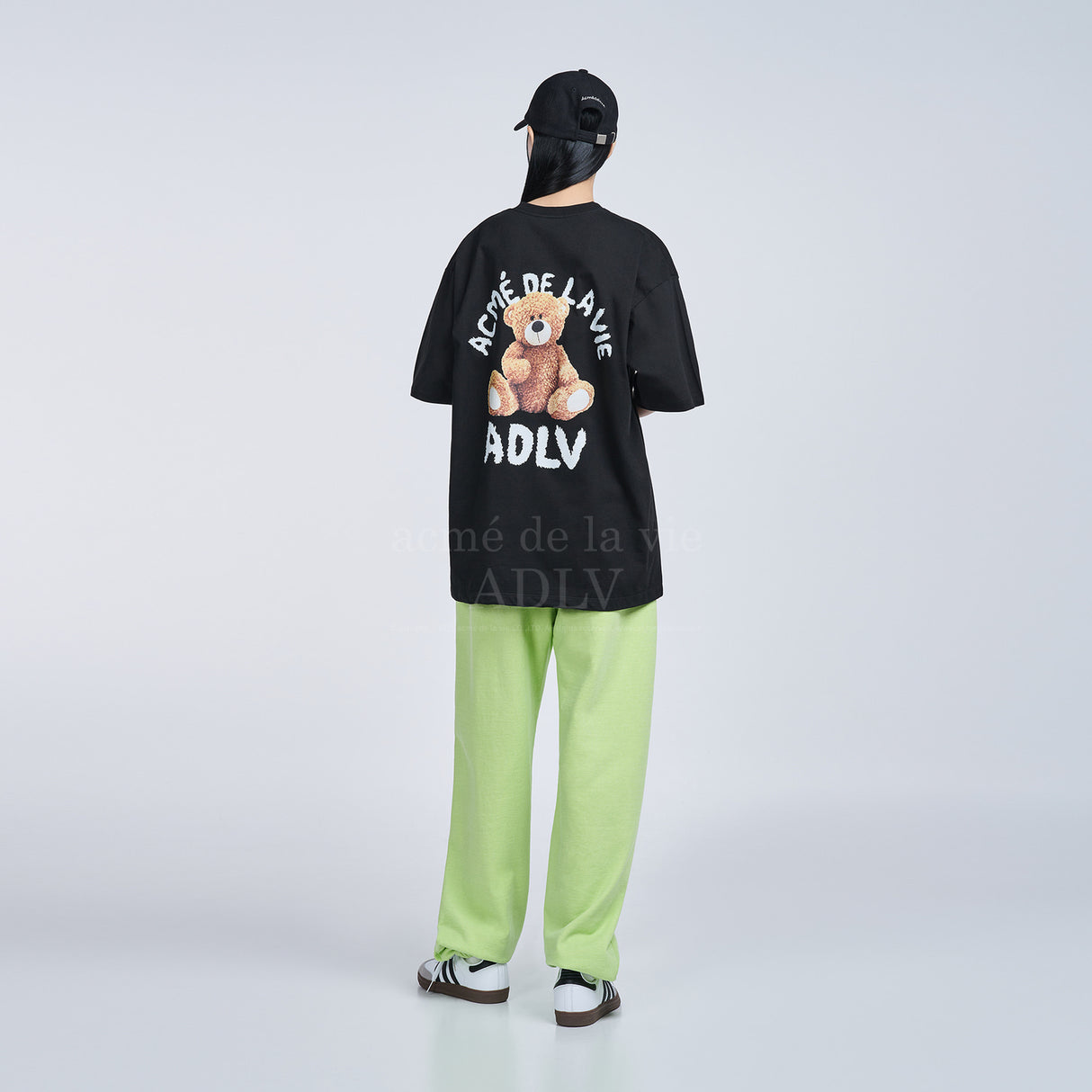 ADLV TEDDY BEAR T-Shirt TEE BLACK
