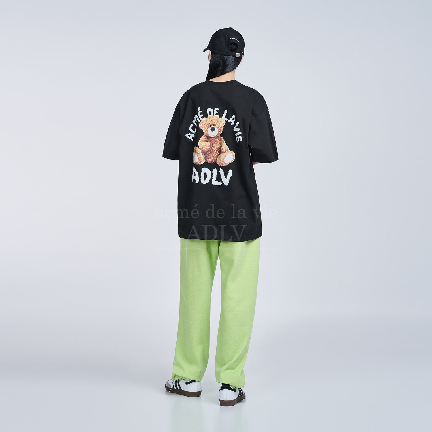 ADLV TEDDY BEAR T-Shirt TEE BLACK