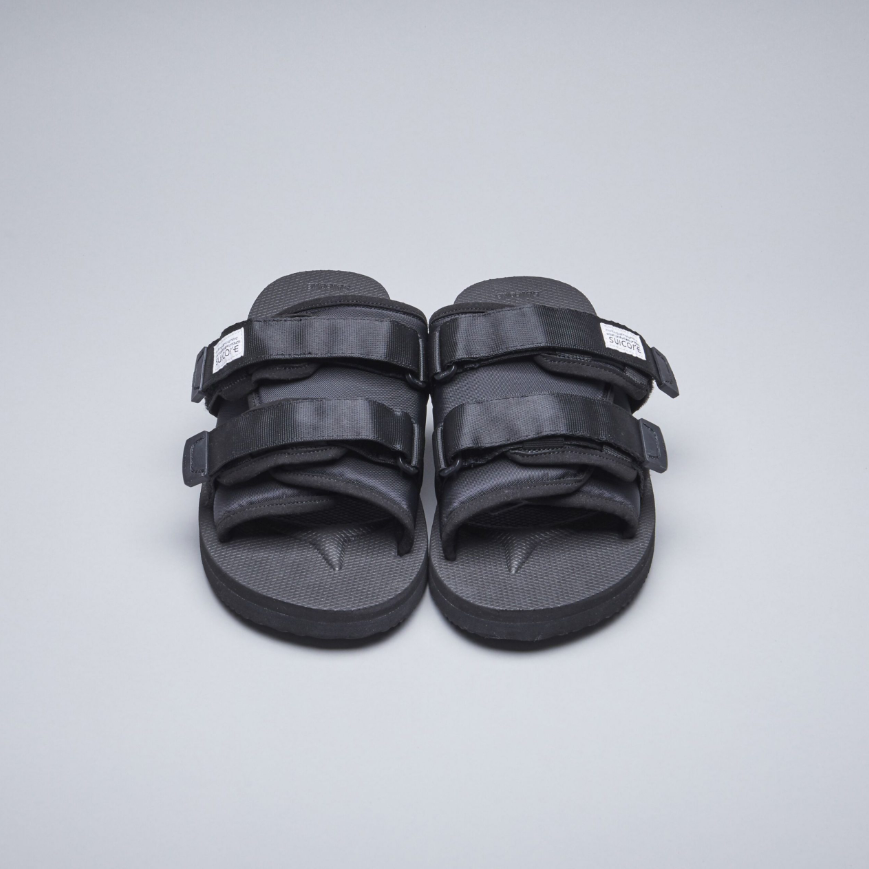 SUICOKE Sandals Slides MOTO-Cab BLACK