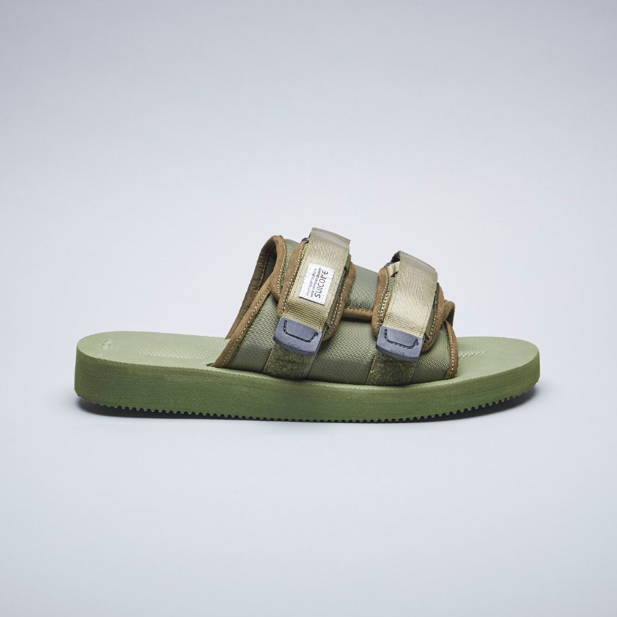 SUICOKE Sandals Slides MOTO-Cab BLACK