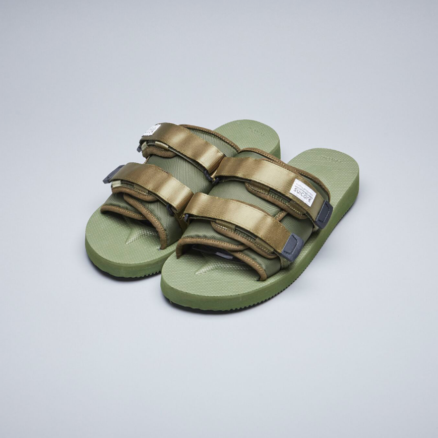 SUICOKE Sandals Slides MOTO-Cab BLACK