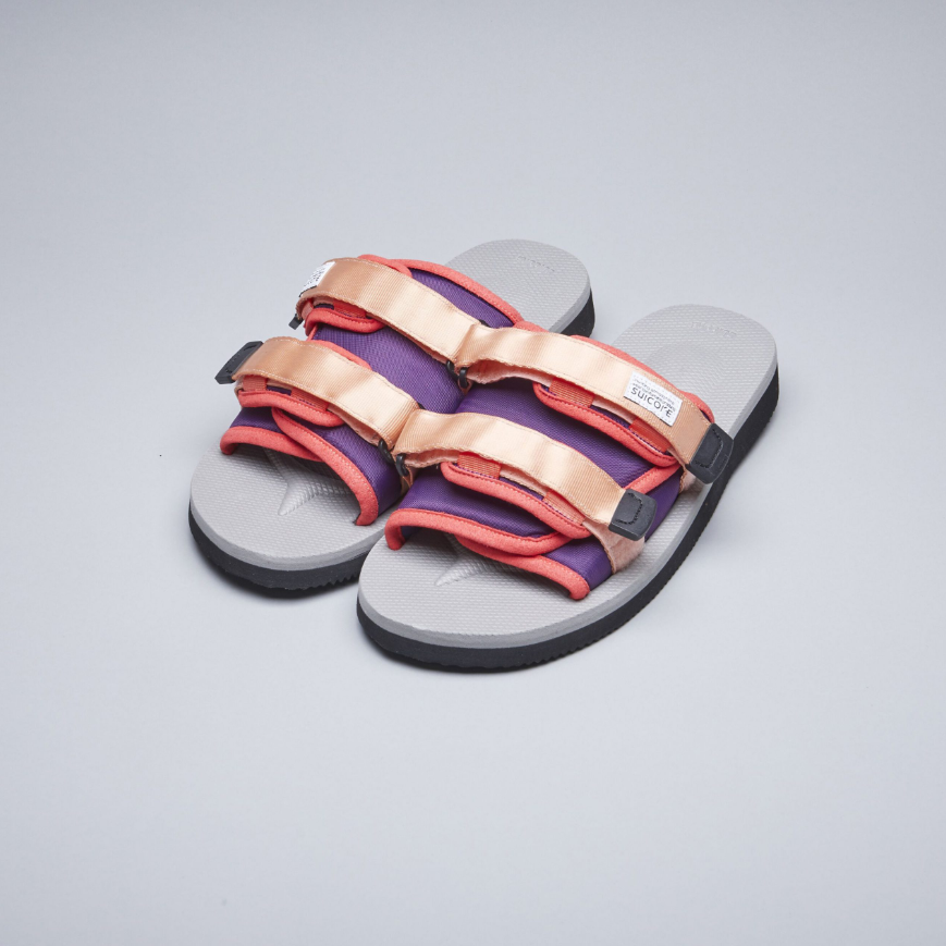 SUICOKE Sandals Slides MOTO-Cab BLACK