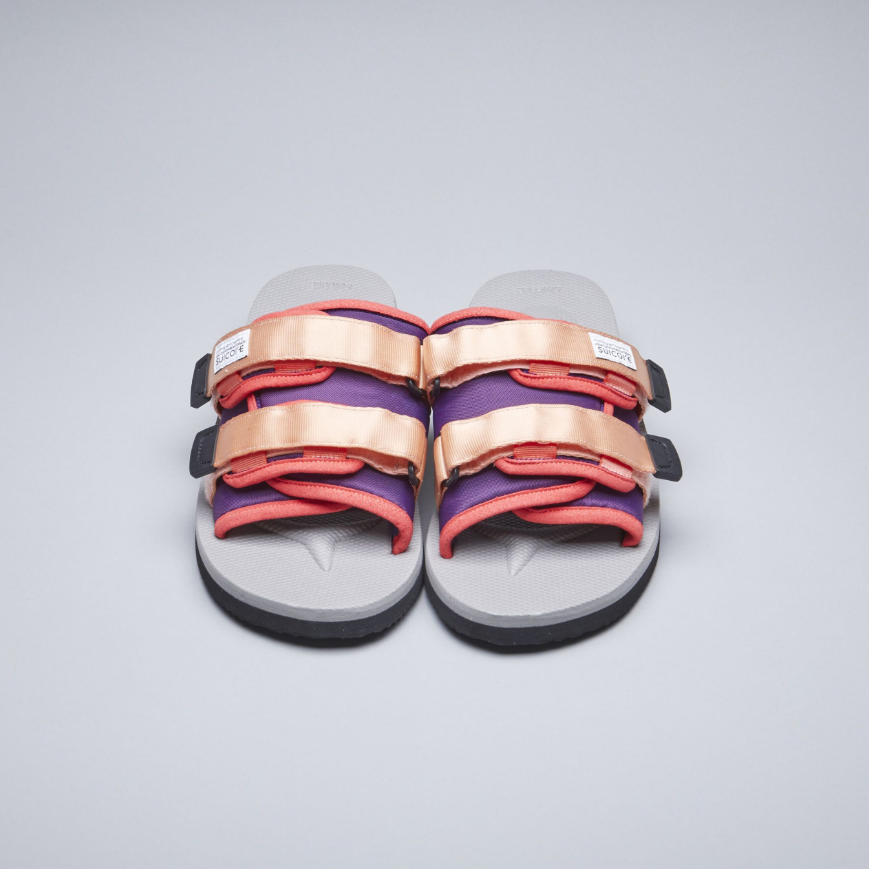 SUICOKE Sandals Slides MOTO-Cab BLACK