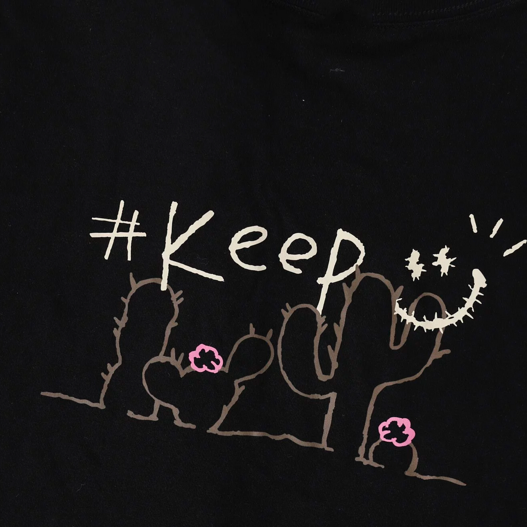 Kickstage #KEEP Cactus Hand Drawing Tee [KS132]