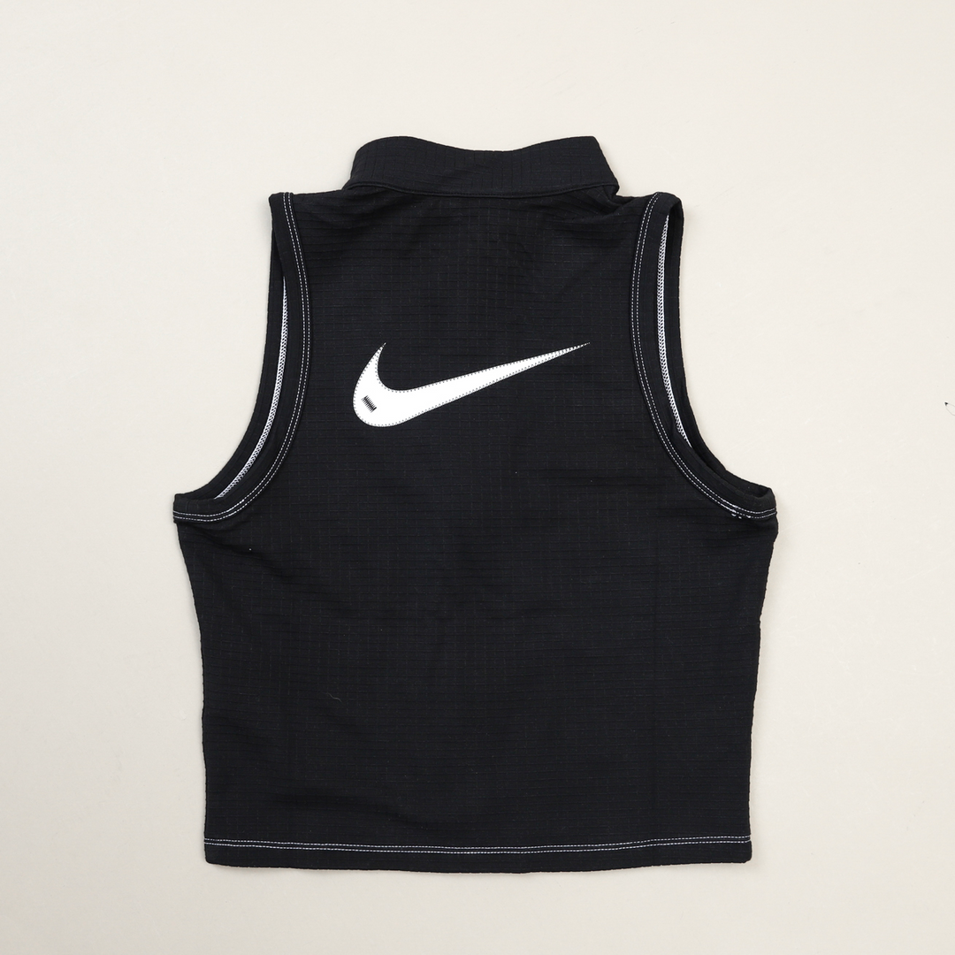 Nike Swoosh Full Zipper Collar Vest (Women's) [DM6196-010]