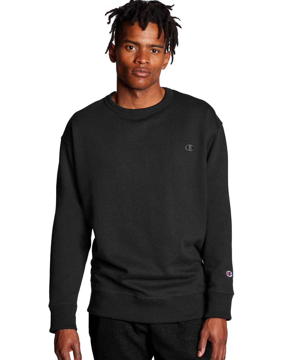 Champion colorblock shop crew neck sweatshirt