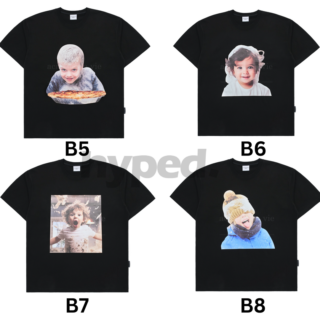 ADLV Baby Face T-Shirts Tees BLACK (20 mẫu)