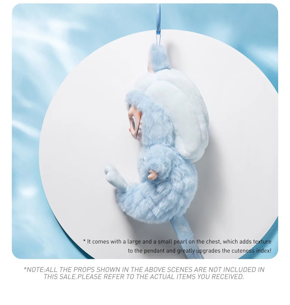 POPMART LABUBU HIDE AND SEEK IN SINGAPORE SERIES-Vinyl Plush Doll Pendant