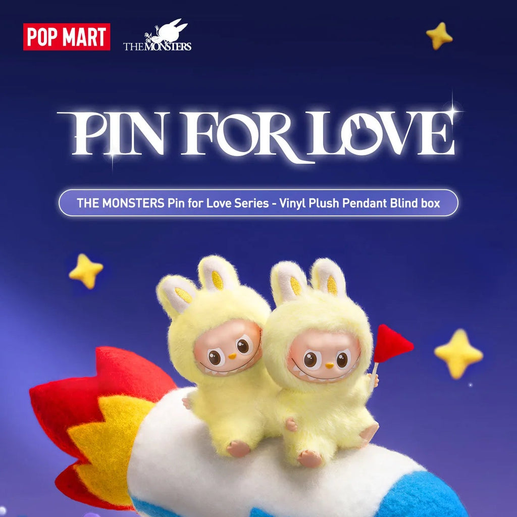 THE MONSTER LABUBU PIN FOR LOVE SERIES - Vinyl Plush Pendant
