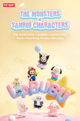 THE MONSTERS LABUBU × Sanrio Characters Series-Vinyl Plush Pendant Blind Box