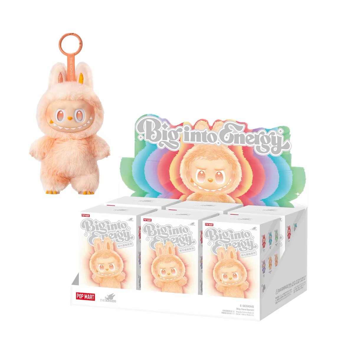 POPMART 泡泡瑪特 THE MONSTERS LABUBU v3 Big time into Energy Plush