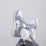 NIKE AIR JORDAN 1 LOW GS VINTAGE GREY KIDS MINI DIOR 【553560-053】