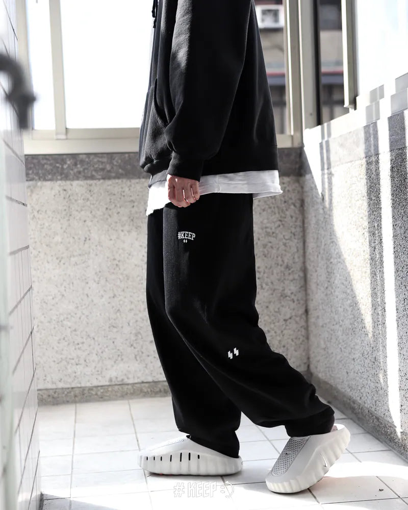 #KEEP COCOON-SHAPED LONG COTTON PANTS 【KS340】