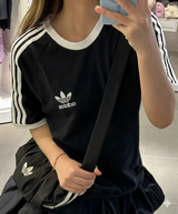 ADIDAS CLASSIC 3 STRIPES TEE T-SHIRT (SAME DESIGN JENNIE)