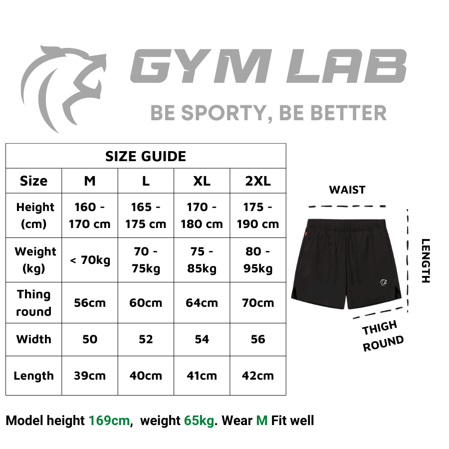 Gymlab Gym Shorts 6-Inch with Breathable Gymlab Technology Korea