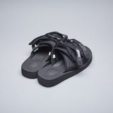 SUICOKE Sandals Slides MOTO-Cab BLACK