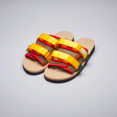 SUICOKE Sandals Slides MOTO-Cab BLACK