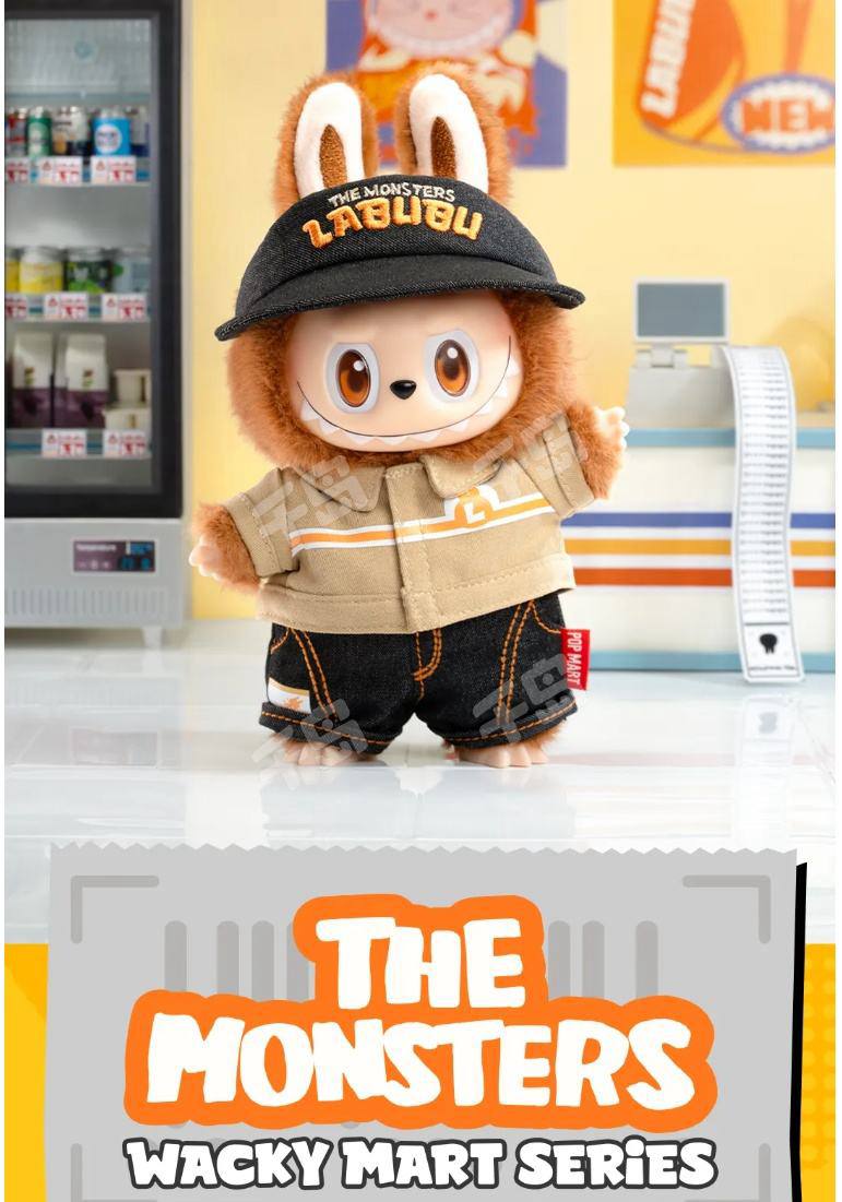 THE MONSTERS LABUBU WHACKY MART SERIES PLUSH DOLL