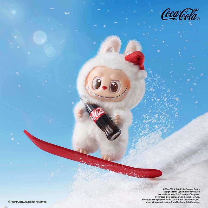 POPMART The Monsters Labubu V3 ZIMOMO Coca Cola Vinyl Face