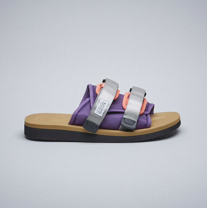 SUICOKE Sandals Slides MOTO-Cab BLACK