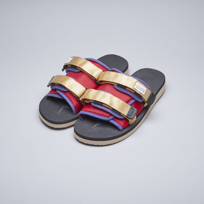 SUICOKE Sandals Slides MOTO-Cab BLACK