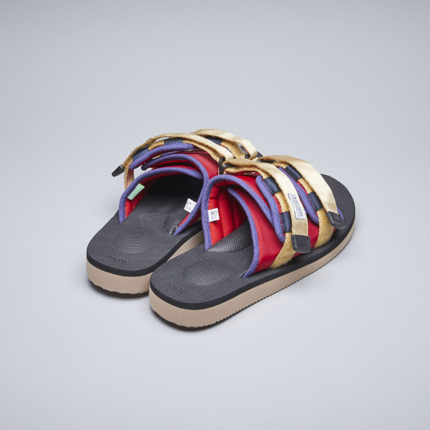 SUICOKE Sandals Slides MOTO-Cab BLACK
