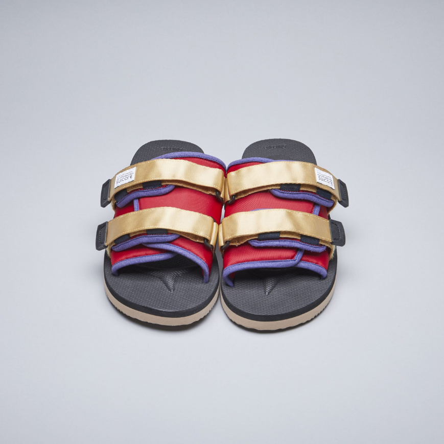 SUICOKE Sandals Slides MOTO-Cab BLACK