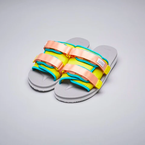 SUICOKE Sandals Slides MOTO-Cab BLACK