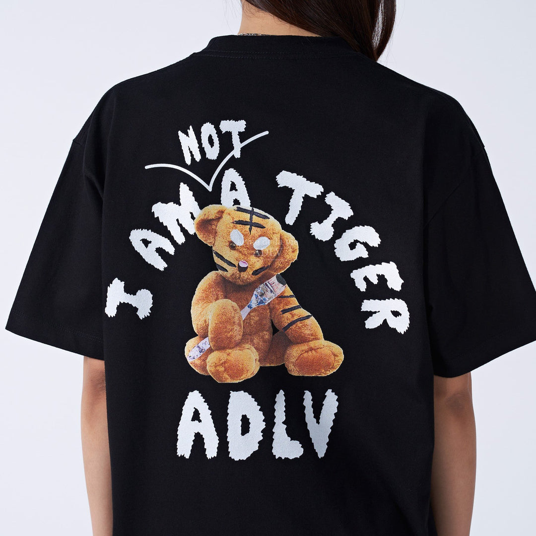 ADLV Tiger Teddy Bear Doll Áo thun ngắn tay