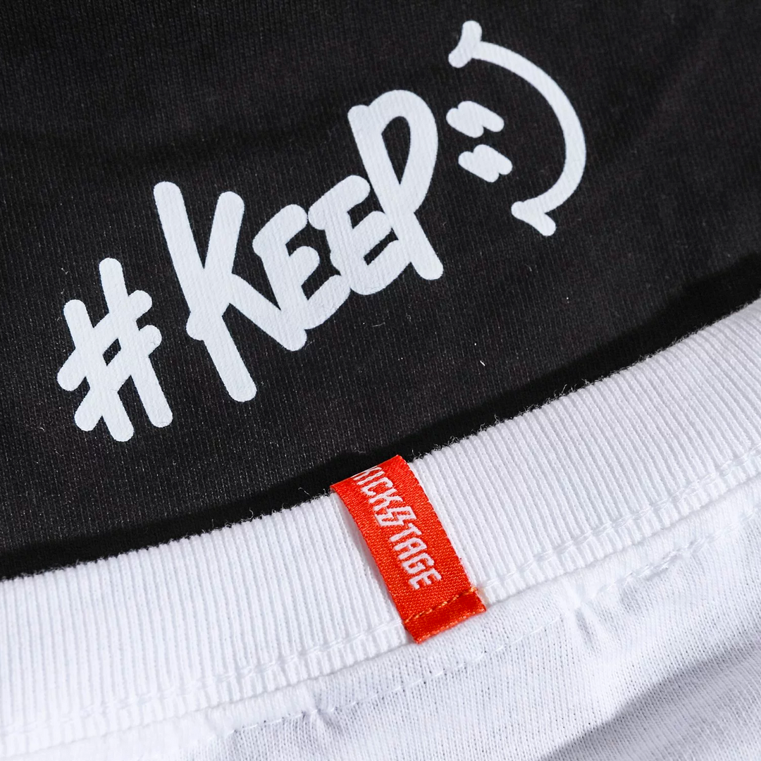 Kickstage #KEEP Smile Love Logo Tee [KS104]