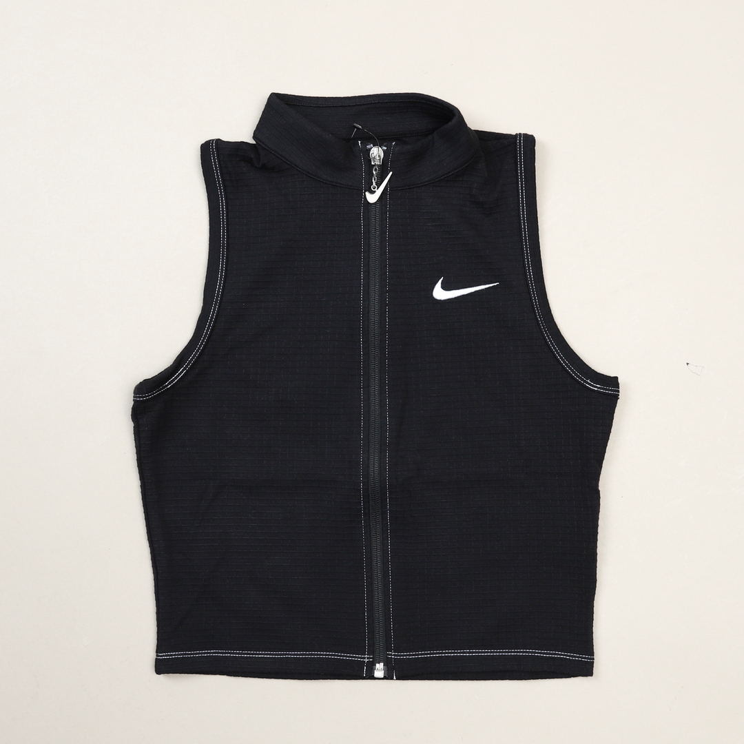 Áo vest có dây kéo cổ Nike Swoosh (Nữ) [DM6196-010] 