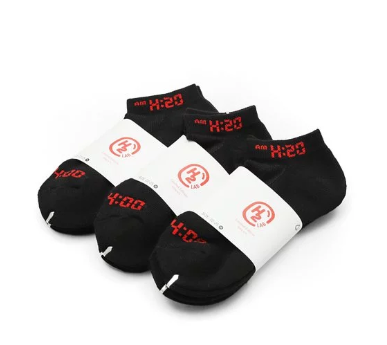 H2O "H:20" Black - Low Cut Socks [19SS05-WH-BK]