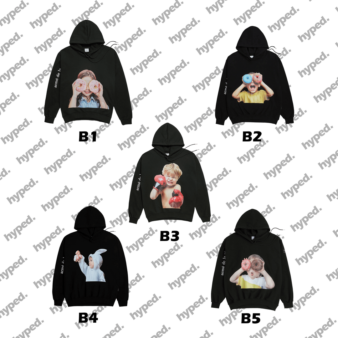 【HYPED.】 ADLV Baby Face Hoodie BLACK (DIRECTLY FROM KOREA)