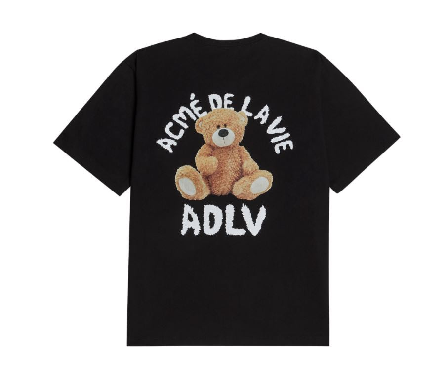 ADLV TEDDY BEAR T-Shirt TEE BLACK (TRỰC TIẾP TỪ HÀN QUỐC)