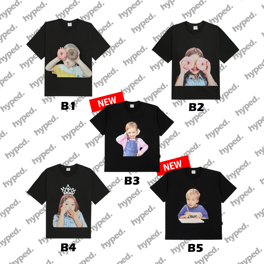 ADLV Baby Face T-Shirts Tees BLACK (20 mẫu)